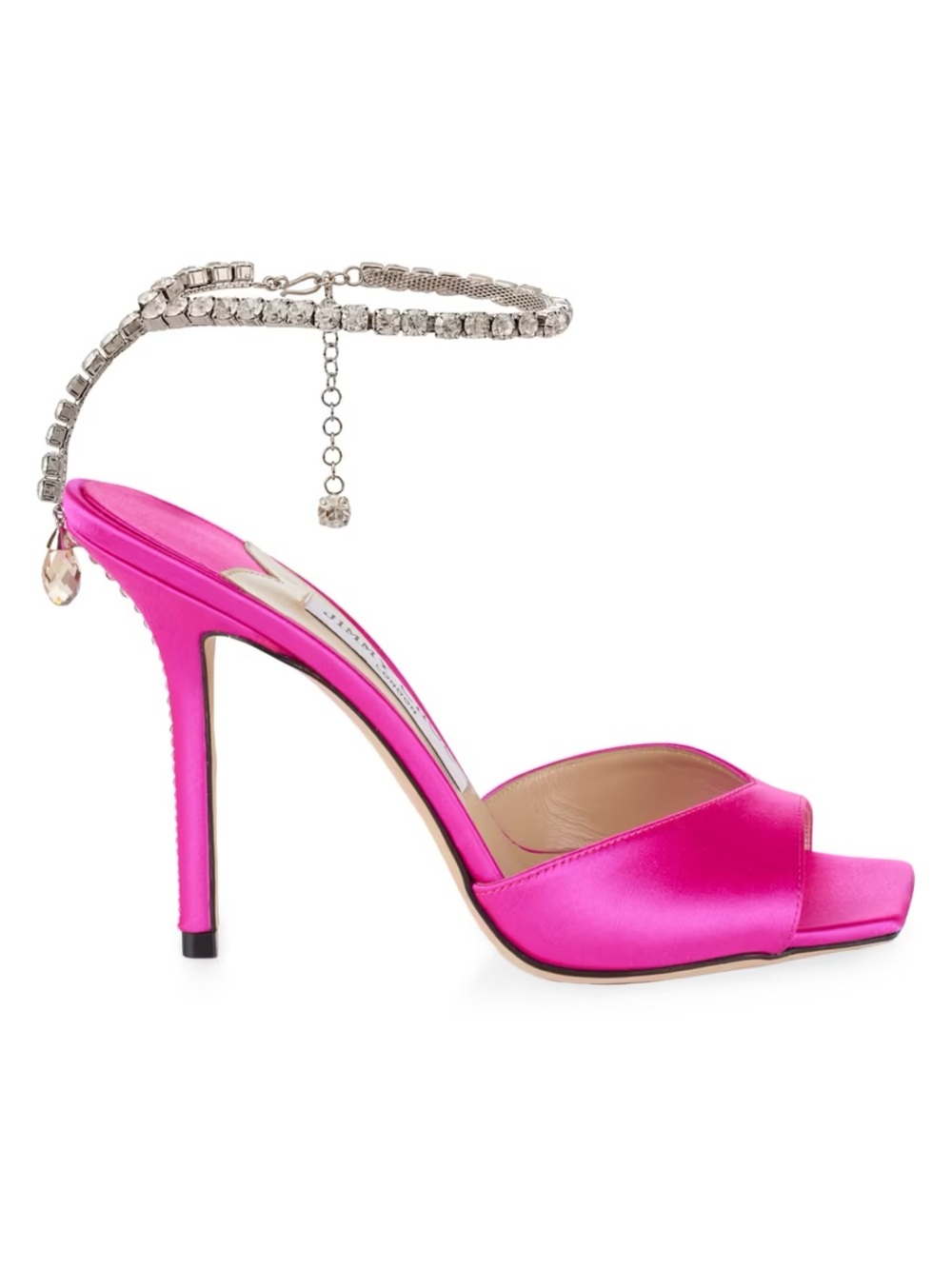 JIMMY CHOO Saeda Satin Sandals